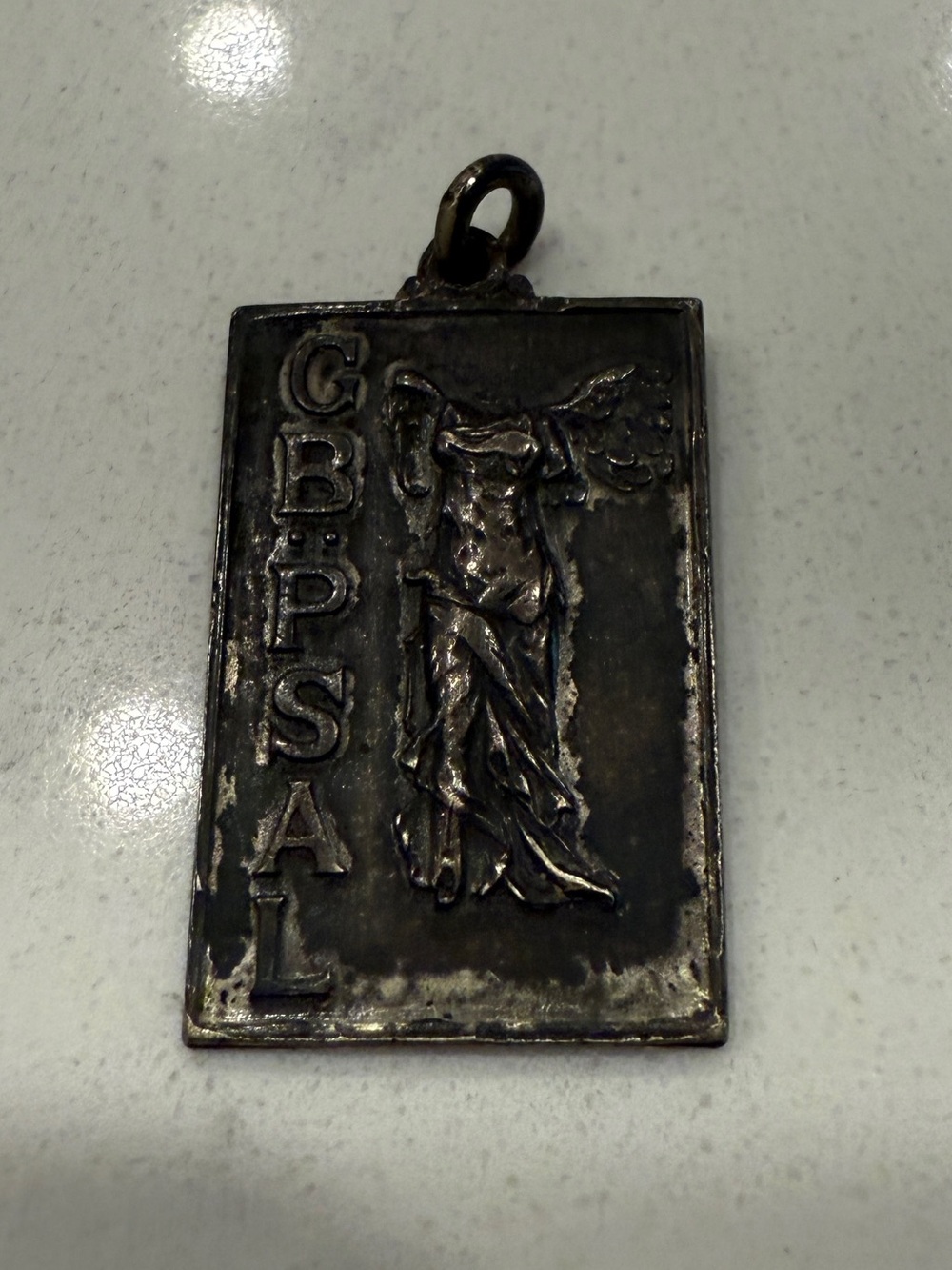 GBPSAL Rectangular Medallion Pendant